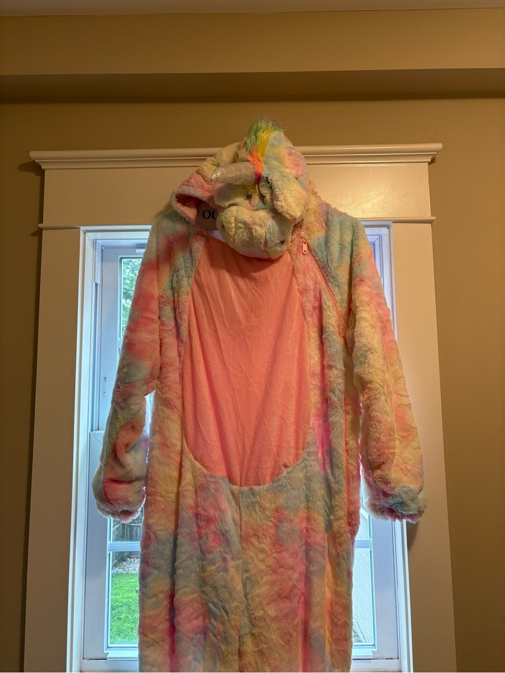 Unicorn onesie adult small/medium-  costume